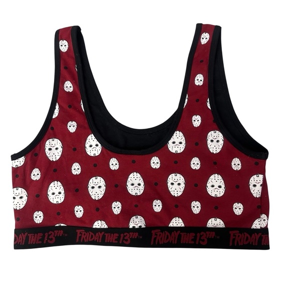 NWT Torrid Friday 13th Jason Mask AOP Cropped Tank 2X MSRP $44.50 Alt Fashion - Picture 2 of 4